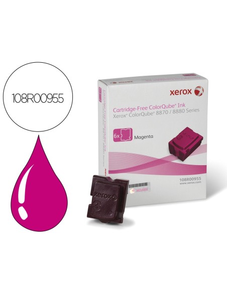 Tinta solida xerox e 8870 / 8880 magenta 17300...