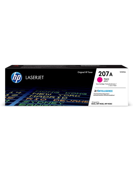 Toner hp 207a hp laserjet pro m255dw / m255nw / m282nw / m283fdn magenta 1250 paginas