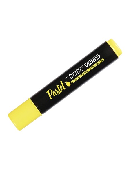 Rotulador tratto video pastel fluorescente expositor de 48 unidades colores surtidos