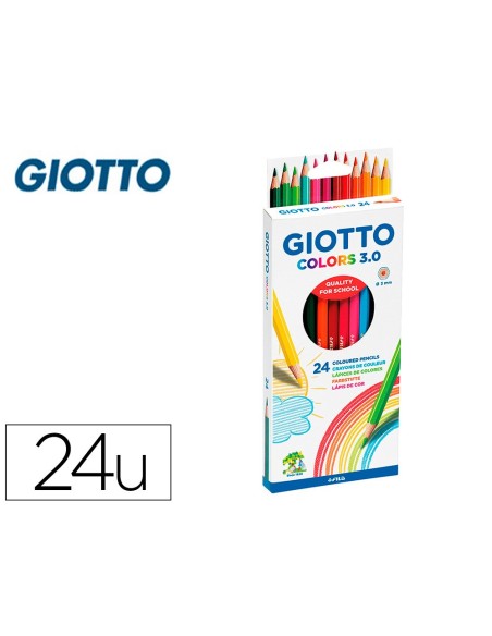 Lapices de colores giotto colors 3.0 mina 3 mm...