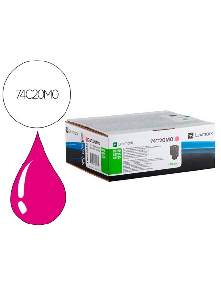 Toner lexmark laser 74c20m0 cx725de / cs720de /...