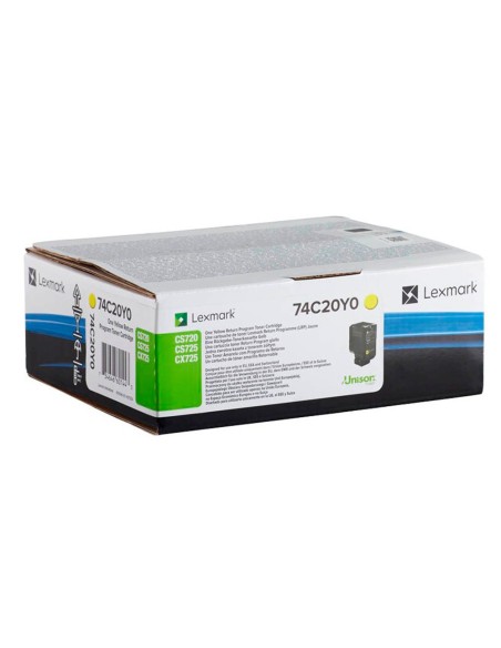 Toner lexmark laser 74c20y0 cx725de / cs720de /...