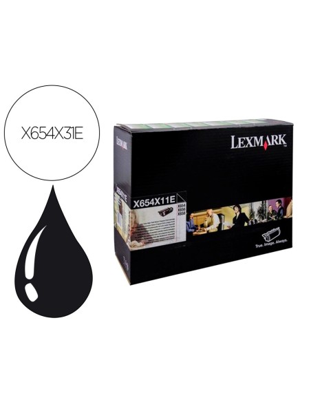 Toner lexmark laser x654x31e / x654de/ 654 /...