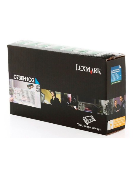 Toner laser lexmark c736h1cg 10000 paginas