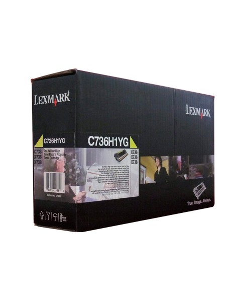 Toner laser lexmark c736h1yg amarillo 10000 paginas
