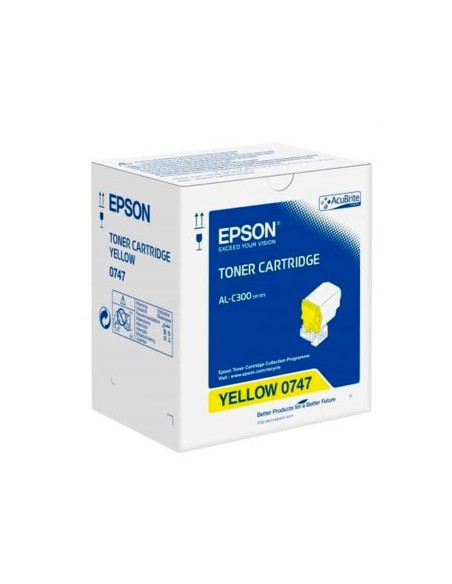 Toner epson c13s050747 amarillo 8 800 paginas