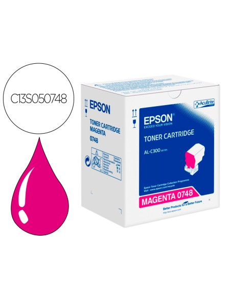 Toner epson c13s050748 magenta 8800 paginas