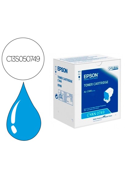 Toner epson c13s050749 cian 8800 paginas