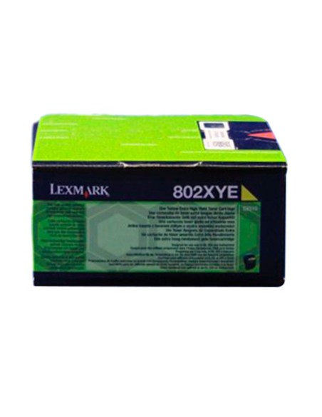 Toner laser lexmark 80c2xye amarillo 4000 paginas