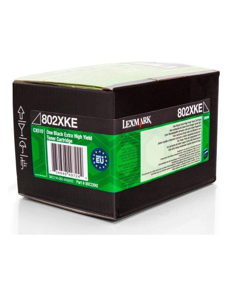 Toner laser lexmark 80c2xke negro 8000 paginas