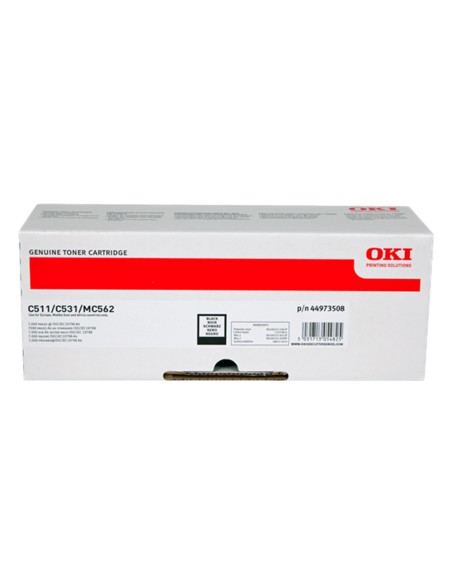 Toner oki laser mc562 / c511 negro 7000 paginas