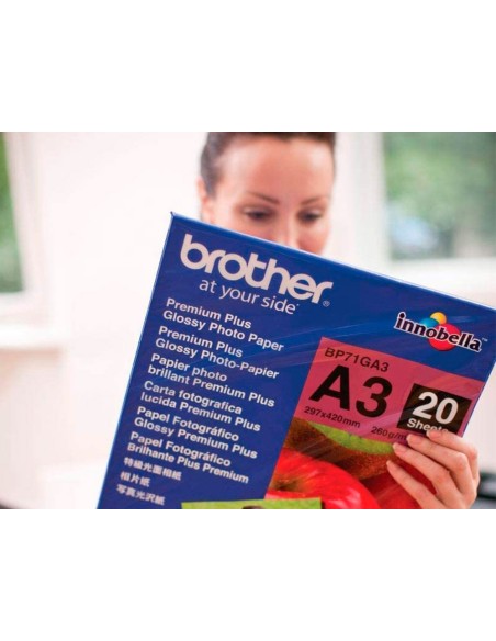Papel fotografico brother premium plus brillo...