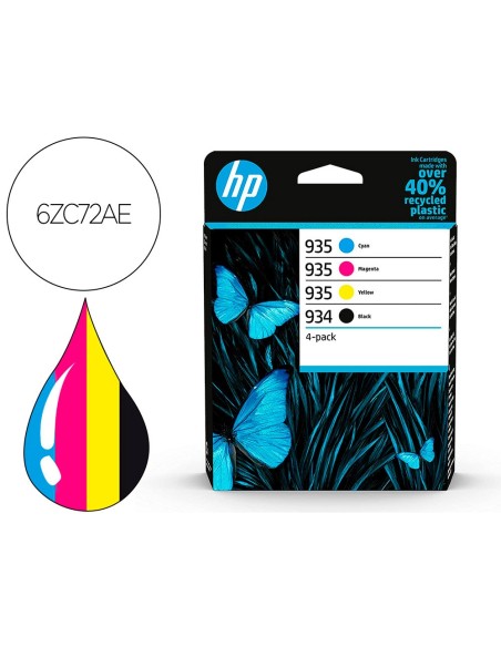 Toner hp 934/935 y 6zc72ae multi pack negro /...