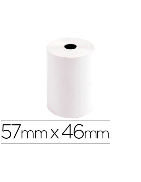 Rollo sumadora exacompta safe contact termico 57 mm x 46 mm 55 g/m2