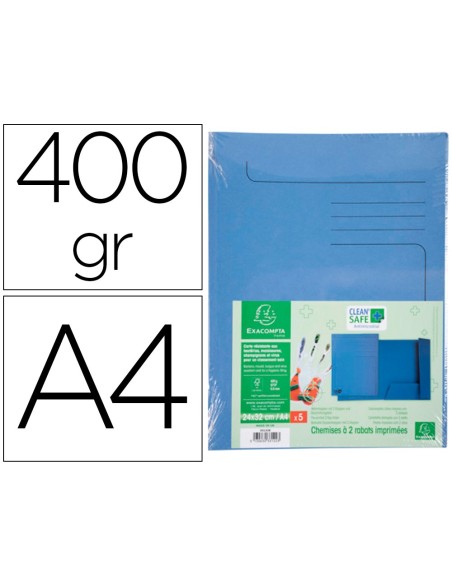 Subcarpeta cartulina exacompta clean safe din...