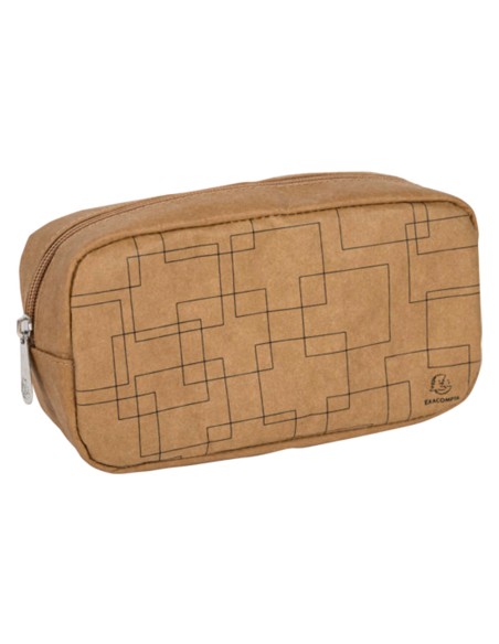 Bolso escolar exacompta eterneco cuero imitacion vegetal grande rectangular 105x75x205 mm