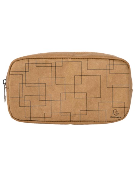Bolso escolar exacompta eterneco cuero imitacion vegetal grande rectangular 105x75x205 mm