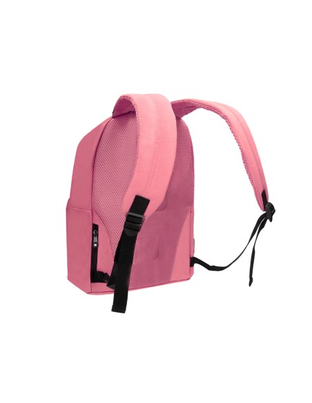 Cartera antartik mochila con asa y bolsillos con cremallera color coral 310x160x410 mm