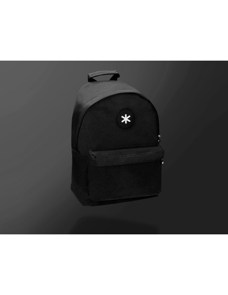 Cartera antartik mochila con asa y bolsillos con cremallera color negro 310x160x410 mm