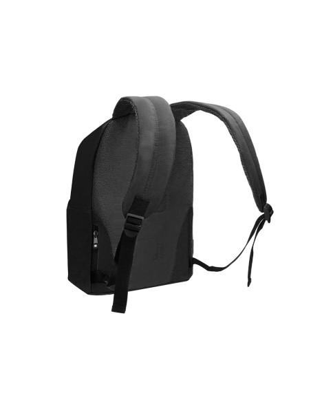 Cartera antartik mochila con asa y bolsillos con cremallera color negro 310x160x410 mm