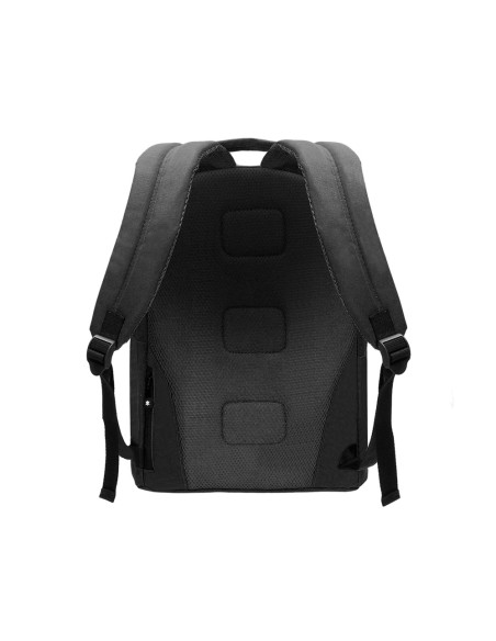 Cartera antartik mochila con asa y bolsillos con cremallera color negro 310x160x410 mm