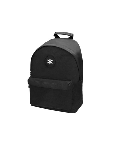 Cartera antartik mochila con asa y bolsillos con cremallera color negro 310x160x410 mm