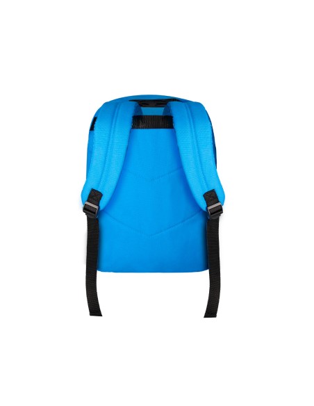 Cartera antartik mochila con asa y bolsillo frontal concremallera color azul 320x140x430 mm