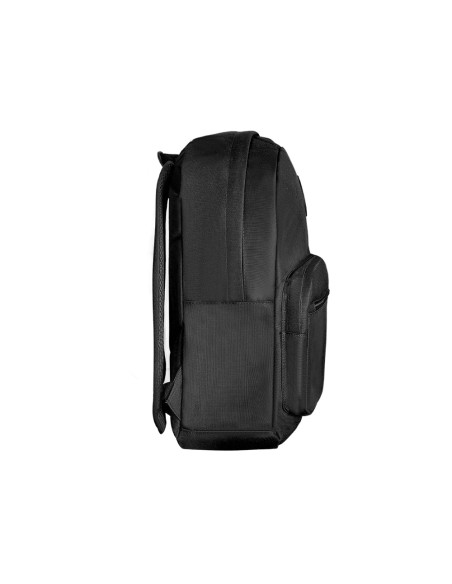 Cartera antartik mochila con asa y bolsillo frontal concremallera color negro 320x140x430 mm