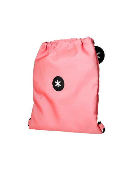 Saco plano antartik bolsillo interior con cremallera color coral 350x400 mm