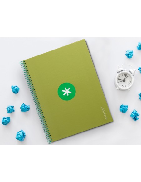 Cuaderno espiral a4 micro antartik tapa...