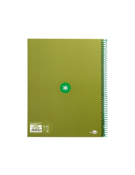 Cuaderno espiral a4 micro antartik tapa...