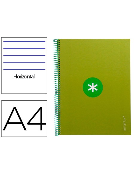 Cuaderno espiral a4 micro antartik tapa...