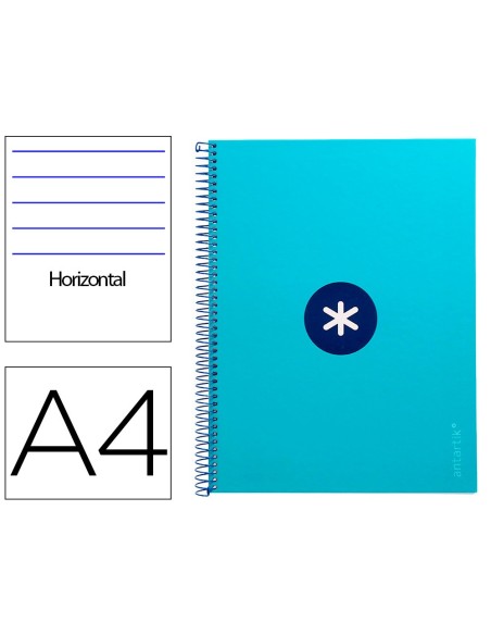 Cuaderno espiral a4 micro antartik tapa...