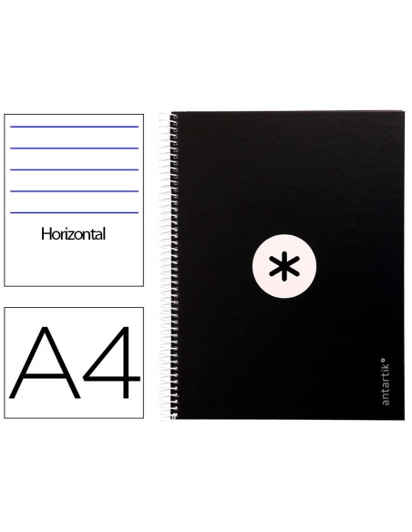 Cuaderno espiral a4 micro antartik tapa...