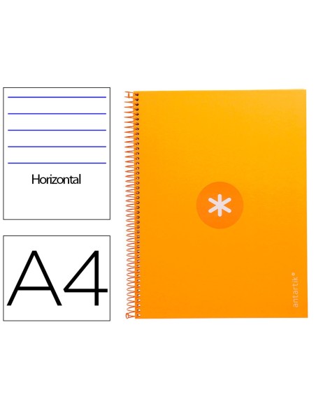 Cuaderno espiral a4 micro antartik tapa...