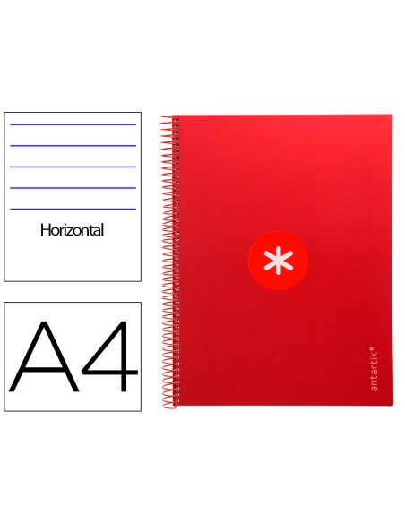Cuaderno espiral a4 micro antartik tapa...