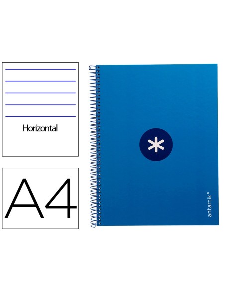 Cuaderno espiral a4 micro antartik tapa...