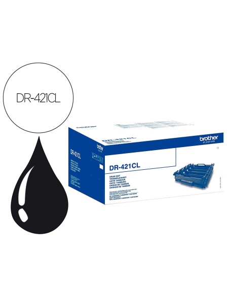 Tambor brother dr421cl cuatricolor para impresoras dcp-l8410cdw / l8260cdw / l8900cdw / l9570cdw /