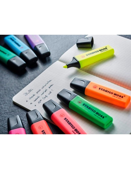Rotulador stabilo boss fluorescente 70 pastel...