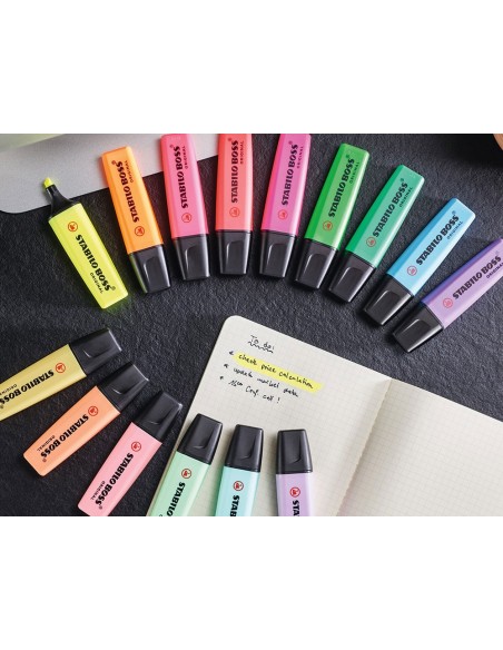Rotulador stabilo boss fluorescente 70 deskset...