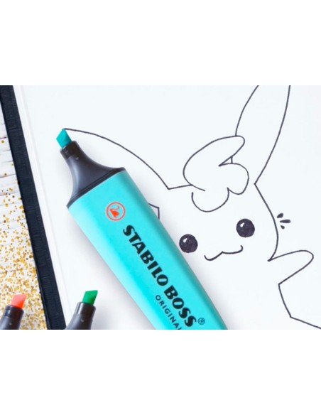 Rotulador stabilo boss fluorescente 70 deskset...