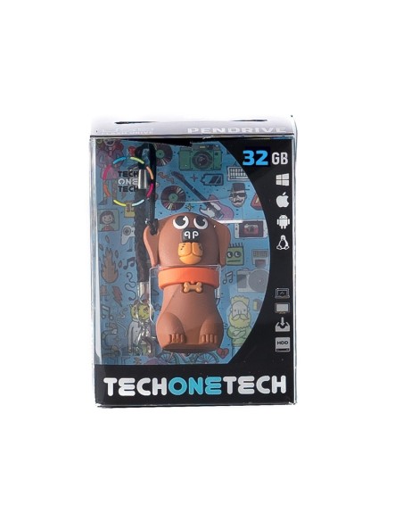 Memoria usb tech on tech dubby du el perro 32 gb