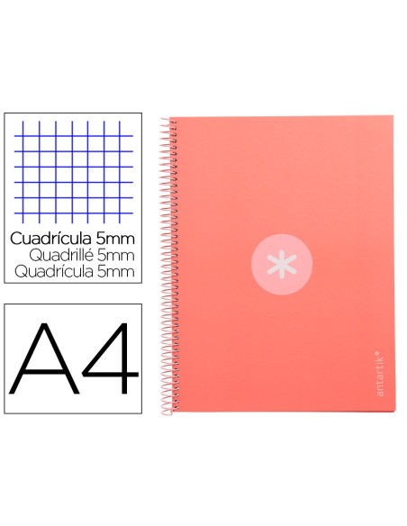 Cuaderno espiral a4 micro antartik tapa forrada...