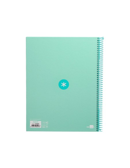 Cuaderno espiral a4 micro antartik tapa forrada...