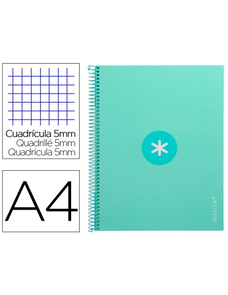 Cuaderno espiral a4 micro antartik tapa forrada...