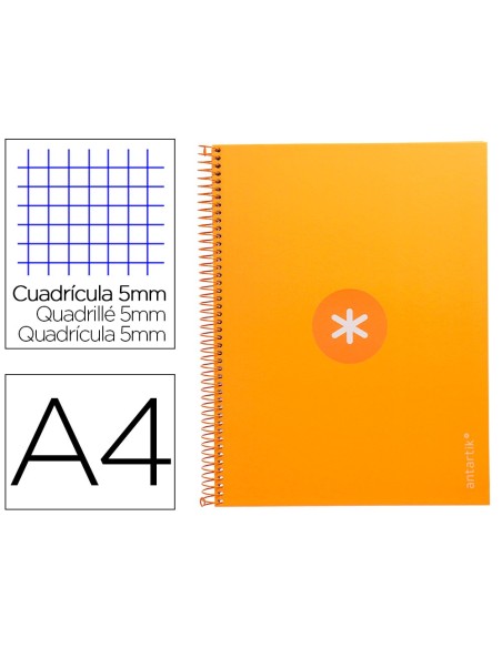 Cuaderno espiral a4 micro antartik tapa forrada...