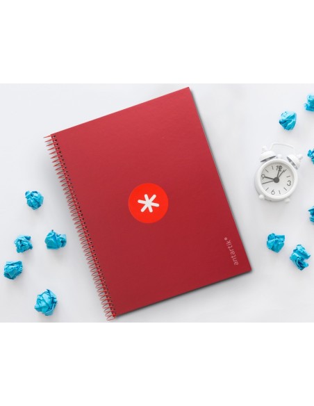 Cuaderno espiral a4 micro antartik tapa forrada...
