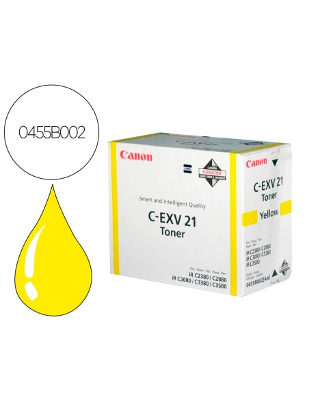 Toner canon exv21y irc2380 irc2880 amarillo