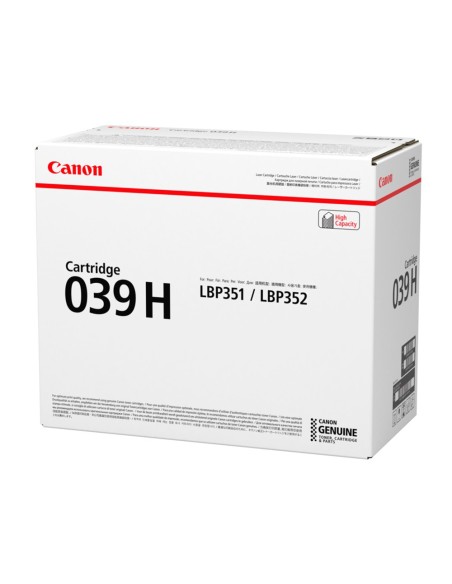 Toner canon 039h isensys lbp351x lbp352x negro