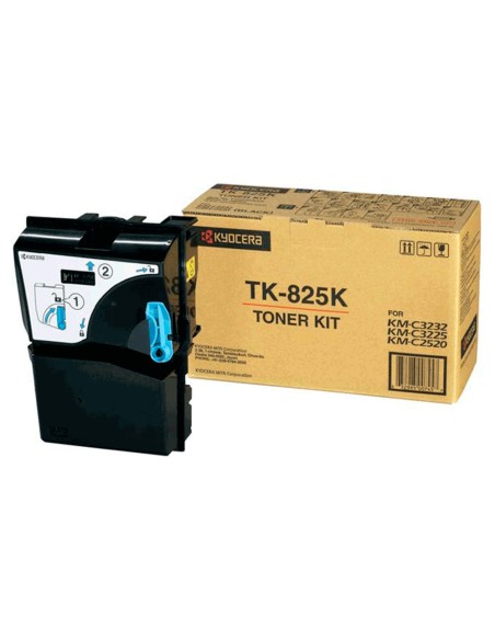 Toner kyocera -mita km-c2520 / 3225 / 3232 tk825k negro
